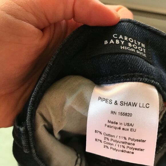 NWT Carolyn High-Rise Baby-Boot Jean - Picture 13 of 14